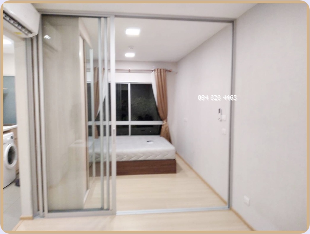 ให้เช่า พลัมคอนโดรังสิตอไลฟ์ ขนาด 26.25 ตร.ม ใกล้ ม.กรุงเทพ ชั้น 2 วิวสระ เฟส1 เฟอร์ครบ เครื่องใช้ไฟฟ้าครบ มีเครื่องซักผ้า