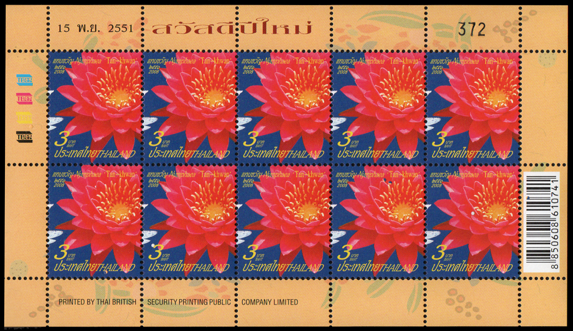 แสตมป์ปีใหม่ 2552 (ชุด 21) (เต็มแผ่น)