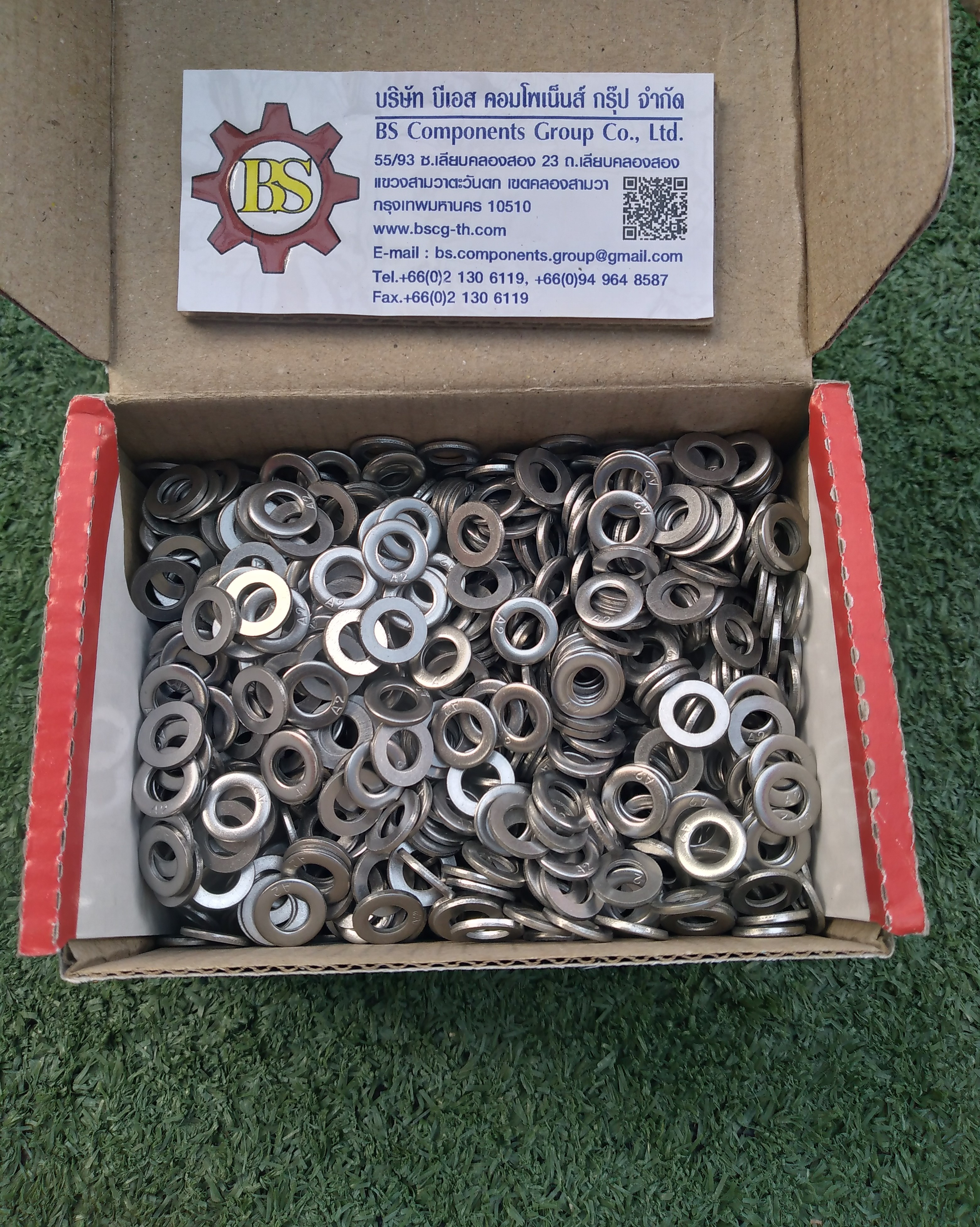 แหวนอีแปะสแตนเลส SUS304 M6, 6mm.(1/4") OD11