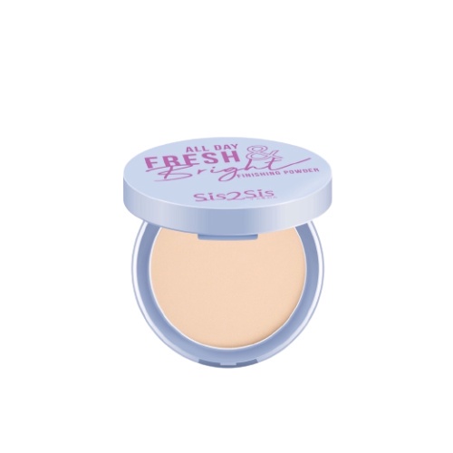 Sis2Sis All Day Fresh & Bright Oil Cut Acne Control 4.5 กรัม SPF50 PA+++ แป้งพัฟ แป้งโปร่งแสง คุมมัน กันสิว เบลอรูขุมขน