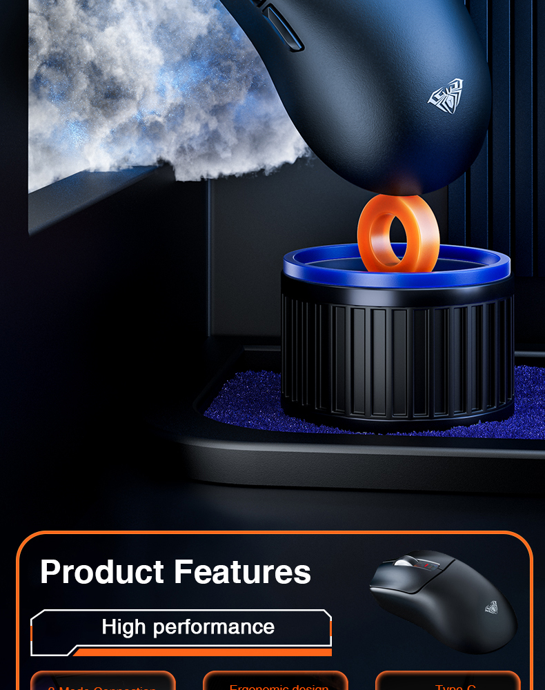 AULA SC580 3-MODE GAMING MOUSE SKU-03002