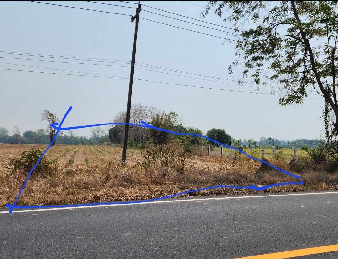 ขายที่ดินติดถนนใหญ่ด้านหลังติดแม่นํ้ายมใกล้ที่ว่าการอำเภอศรีสัชนาลัยราคา6แสนบาท/ไร่เหมาะทำธุรกิจสนใจติดต่อเจ้าของทรัพย์080-5050150💥📣