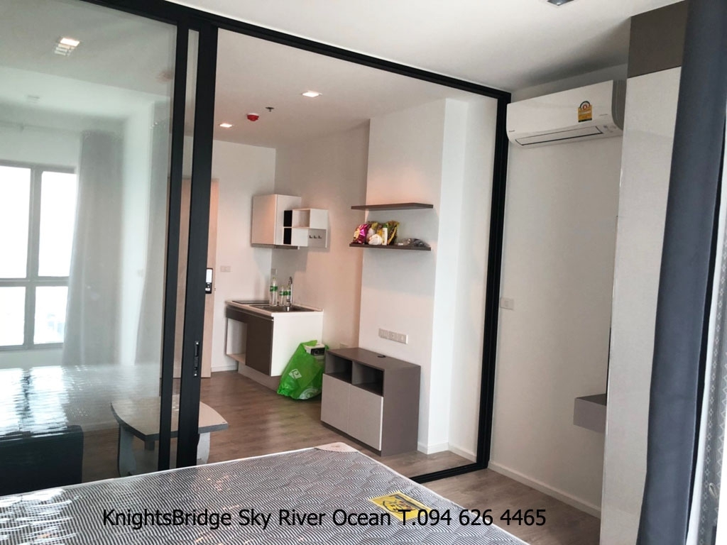 ขายด่วน! KnightsBridge Sky River Ocean คอนโดวิวปากแม่น้ำเจ้าพระยา จ.สมุทรปราการ ห้อง 26.3 ตร.ม