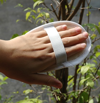 แผ่นใยบวบ ขัดนวดตัว size C 9.0-9.5 X 13 ซม