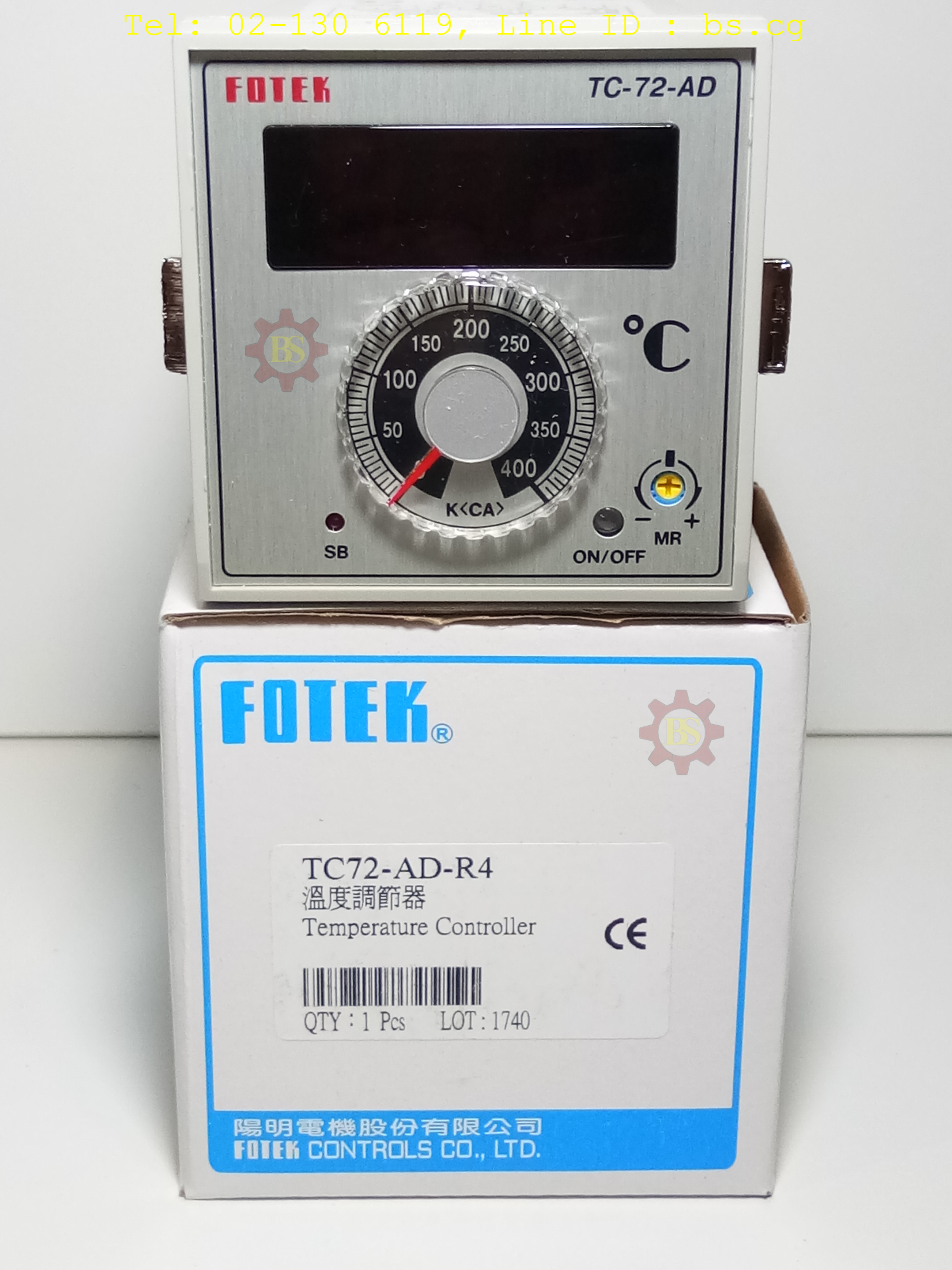 FOTEK : Temperature Controller TC72-AD-R4