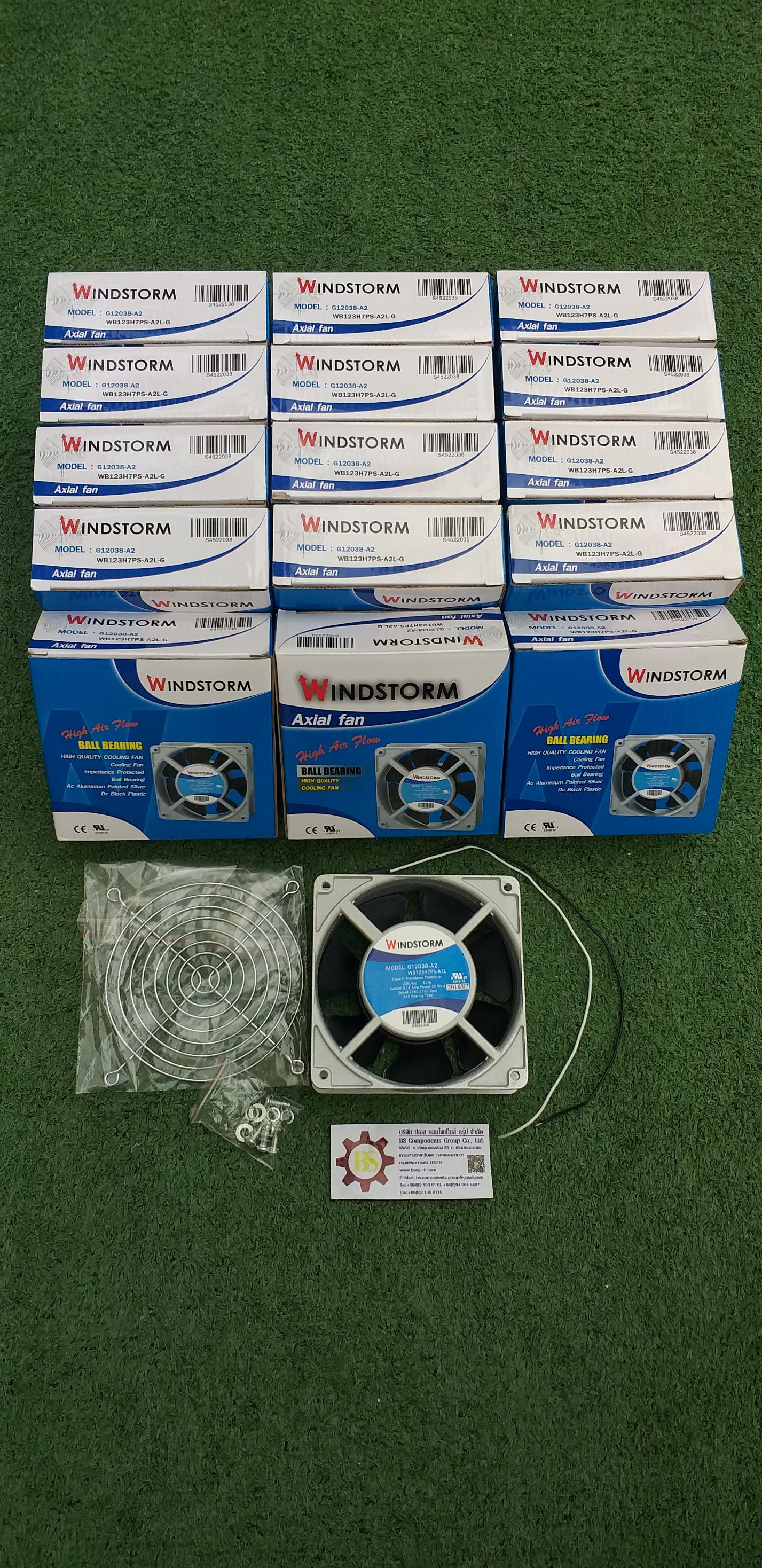 WINDSTORM : พัดลม WB123H7PS-A2L-G (G12038-A2)