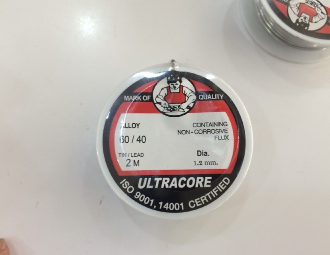 ตะกั่วบักกรี 60/40 1.2mm ยาว1.2 เมตร