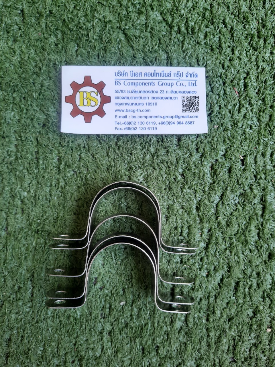 แคล้มจับท่อ 2 ขา สแตนเลส 1" SUS304 M35