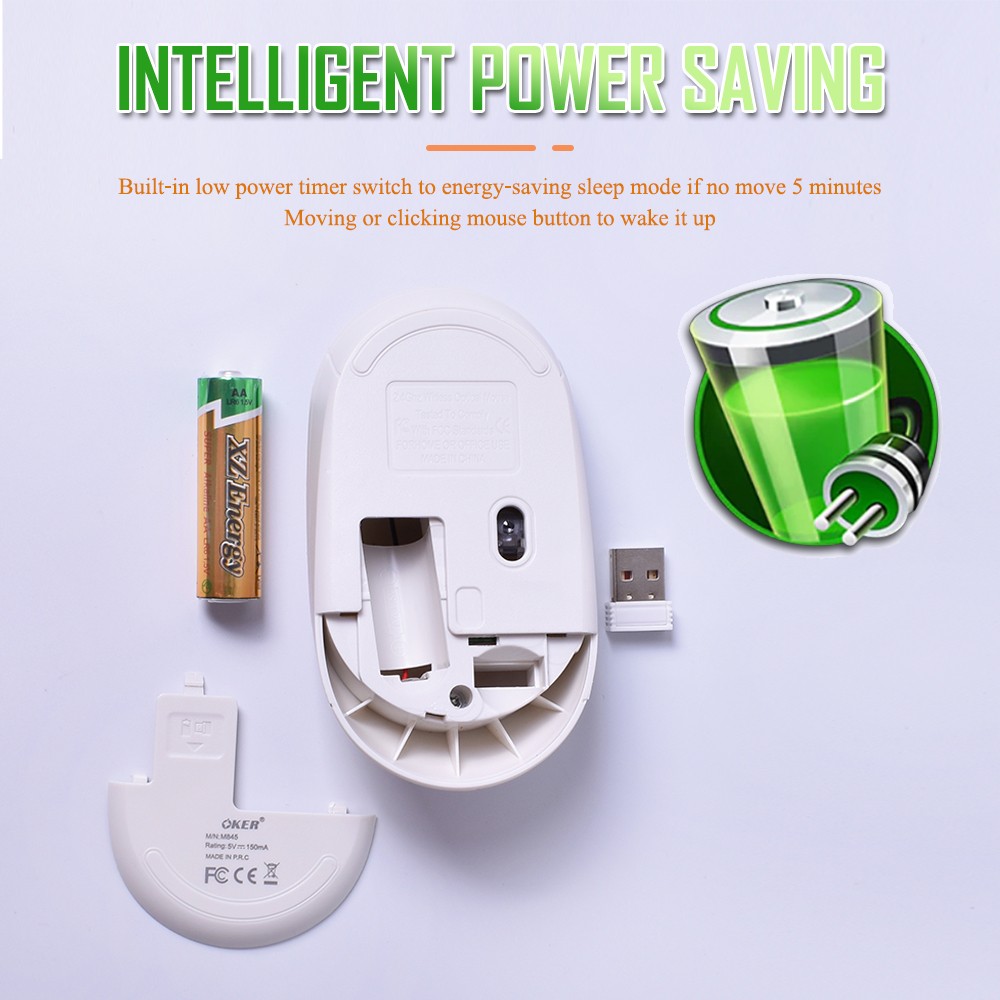 M845 OKER WIRELESS MOUSE MO-OK-WL-845XX