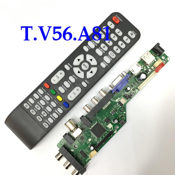 บอร์ดแปลง T.V56.A81 รุ่น2 AV(เมนูอังกฤษ)