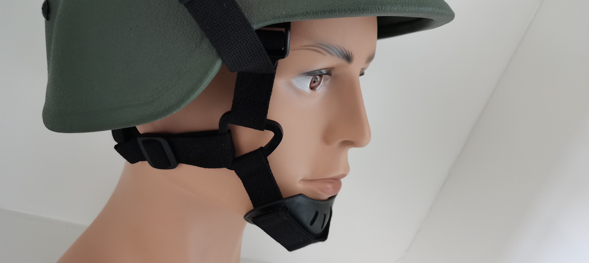 หมวกกันกระสุน สะเก็ดระเบิด ระดับ 3A NIJ IIIA Ballistic Helmet สีเขียว