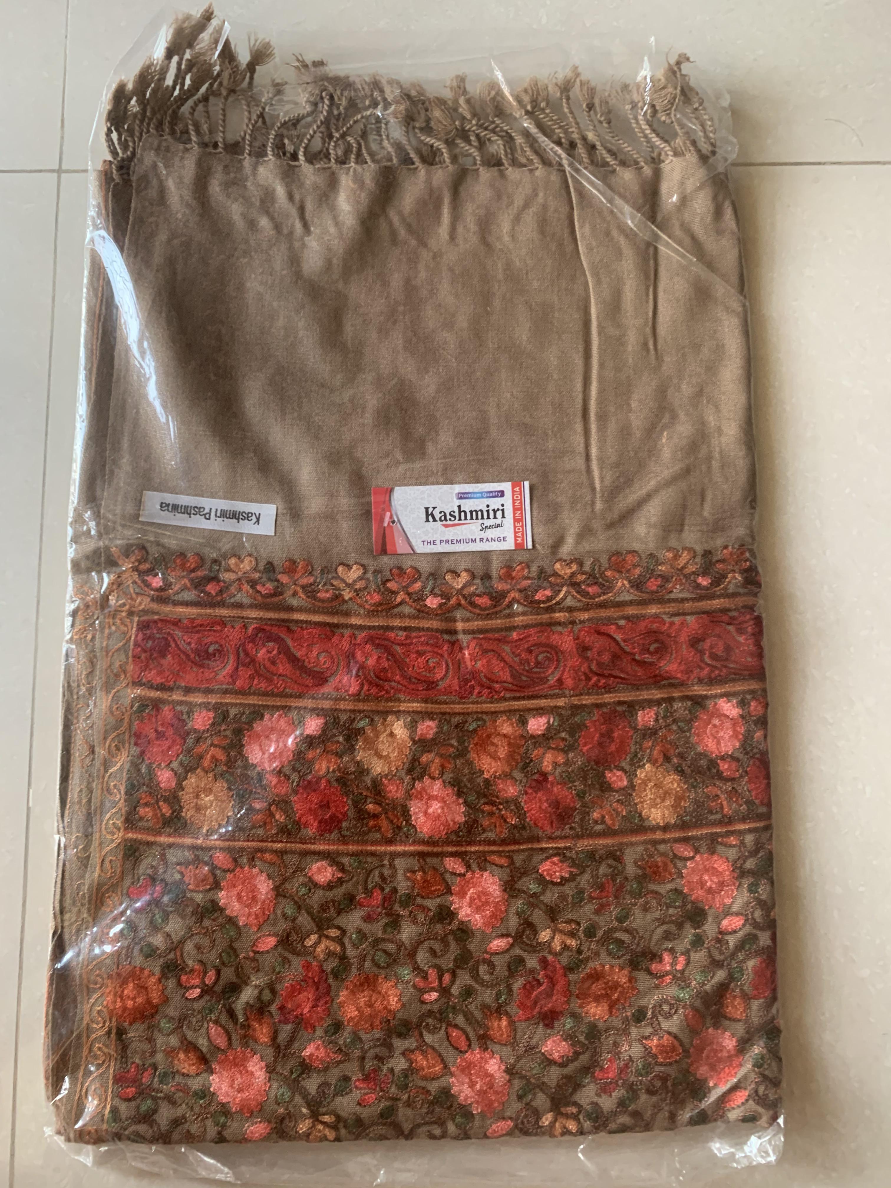 ผ้าแคชเมียร์ Kashmir ปักด้วยมือ