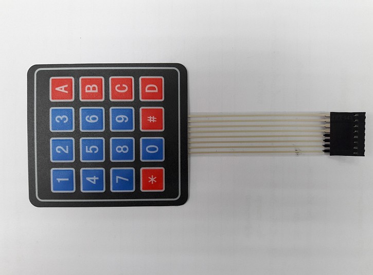 โมดูลสวิตช์ Matrix Keypad 4x4