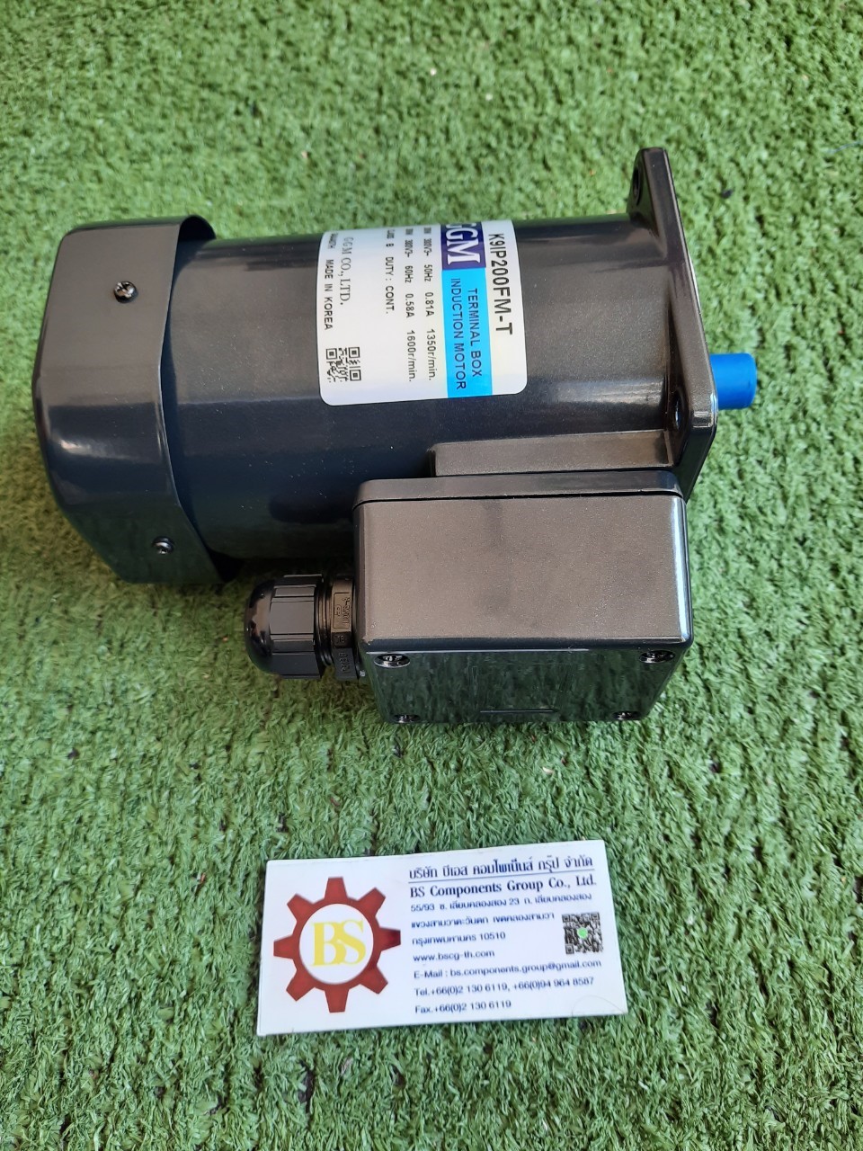 GGM : INDUCTION MOTOR MODEL : K9IP200FM-T