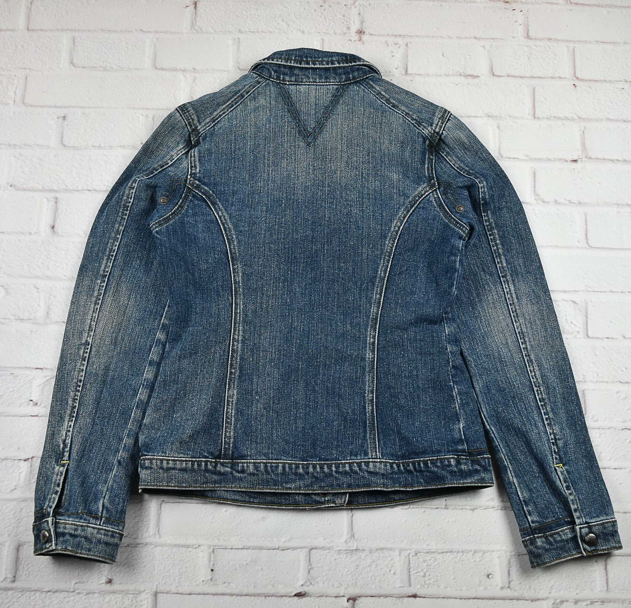 "เสื้อเด็ก" Vigoss อกจริง 31 ไซส์ 130 เสื้อแจ็คเก็ตยีนส์ แขนยาว เด็กหญิงชาย สีเข้ม กระดุมแป๊ก เนื้อผ้านุ่มทรงสวย ใส่คลุมกันแดด