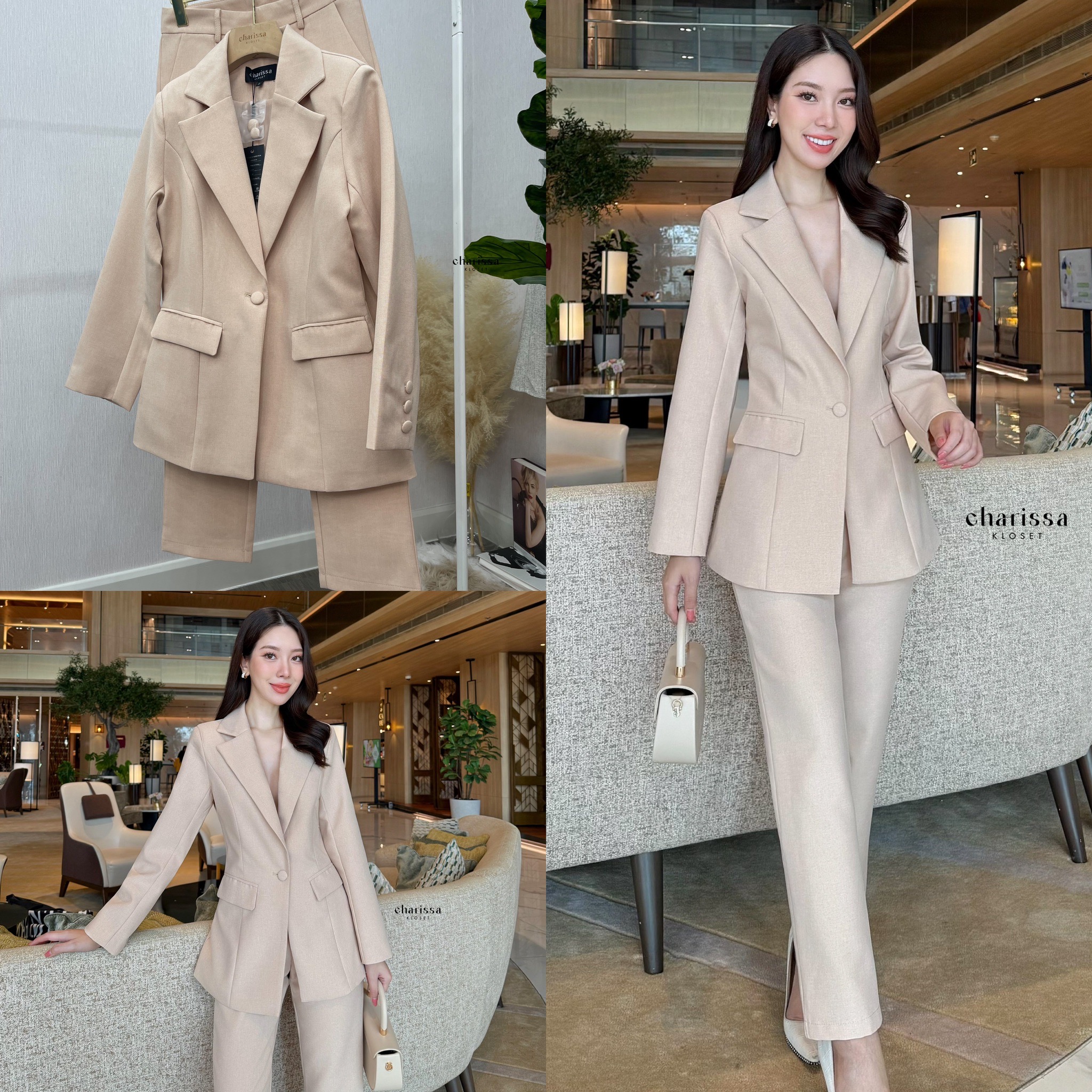 สูทเรียบหรู สวยคลาสสิคแมทซ์ง่ายใส่สบาย คล่องตัว