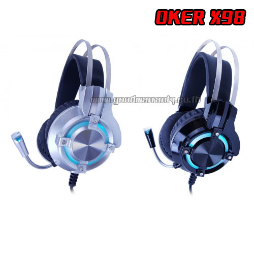OKER X98 OKER Stereo HeadSet หูฟังเกมมิ่ง L3 HP-HM-OK-X98BK/SI