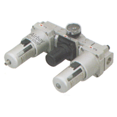 ชุดกรองลม (รุ่น AC) 3 Unit Manual Drain