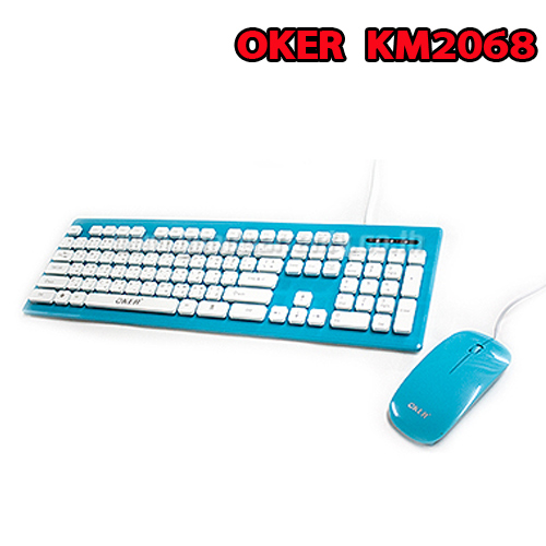 KM-2068 OKER KEYBOARD+MOUSE KB-KM-OK-2068B/G/P/S
