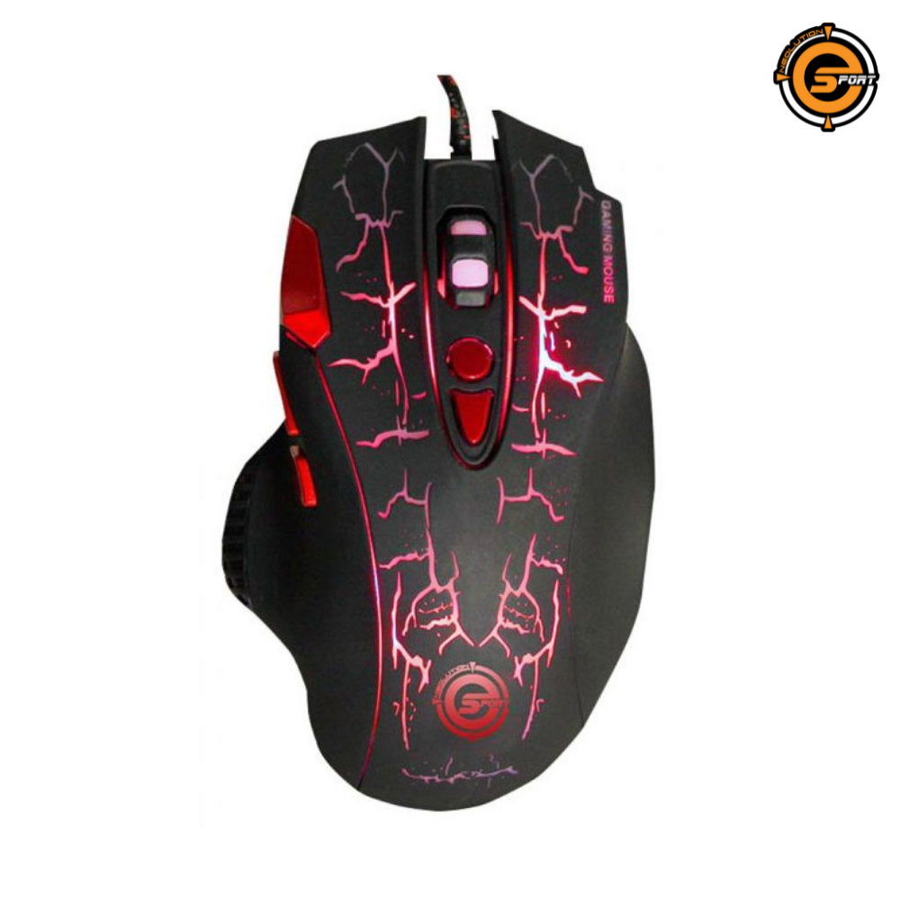 Neolution E-Sport Gaming Mouse เมาส์เกมมิ่ง NEOLUTION E-SPORT RGB 500-7200 DPI 6ปุ่ม AURURA V2 SKU-02195