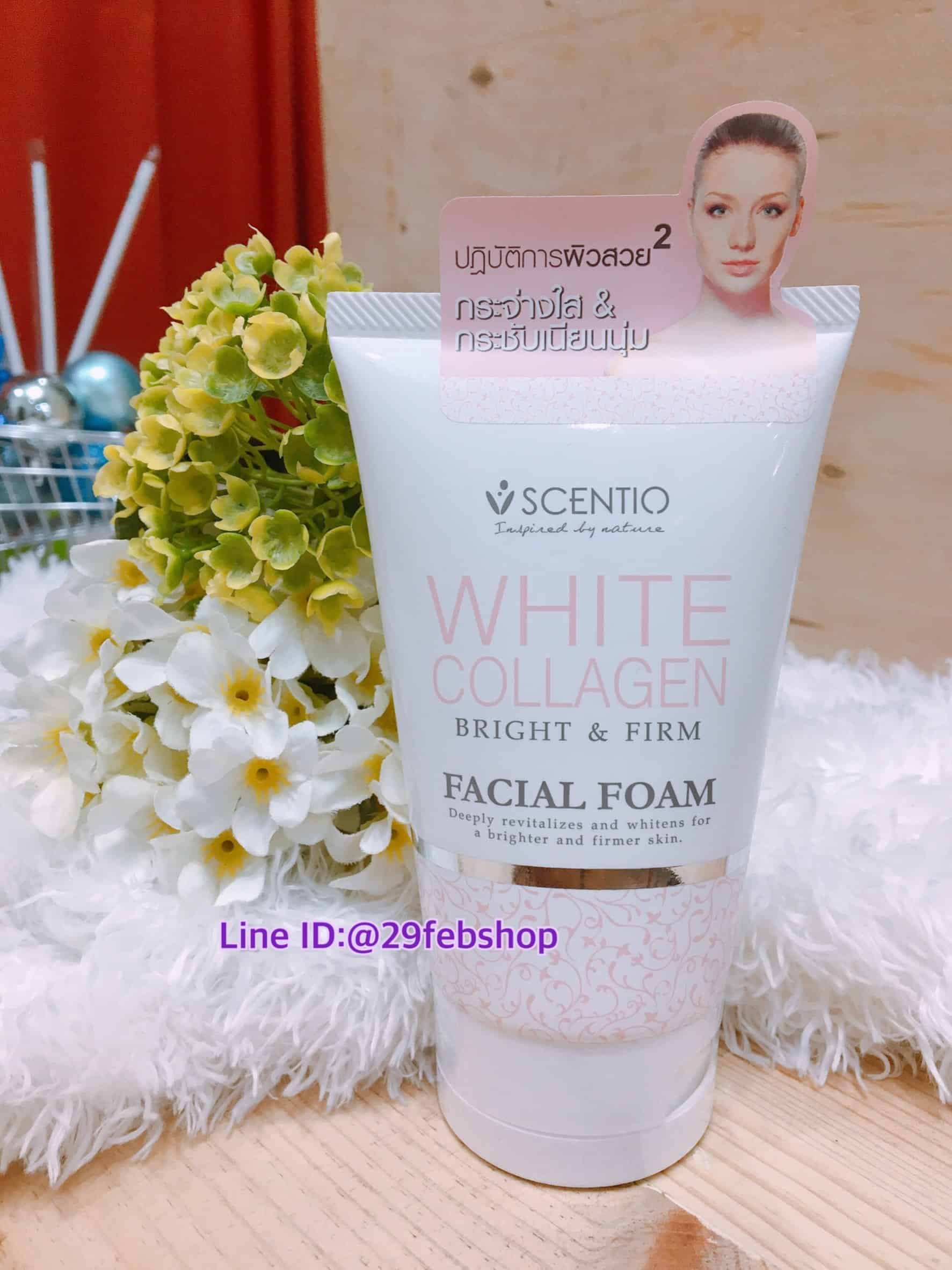 Scentio White Collagen Mild Facial Foam 100g