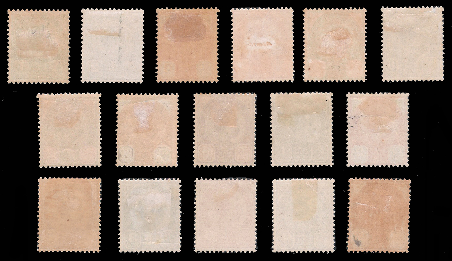 แสตมป์ชุด 3 พระพักตร์ข้าง