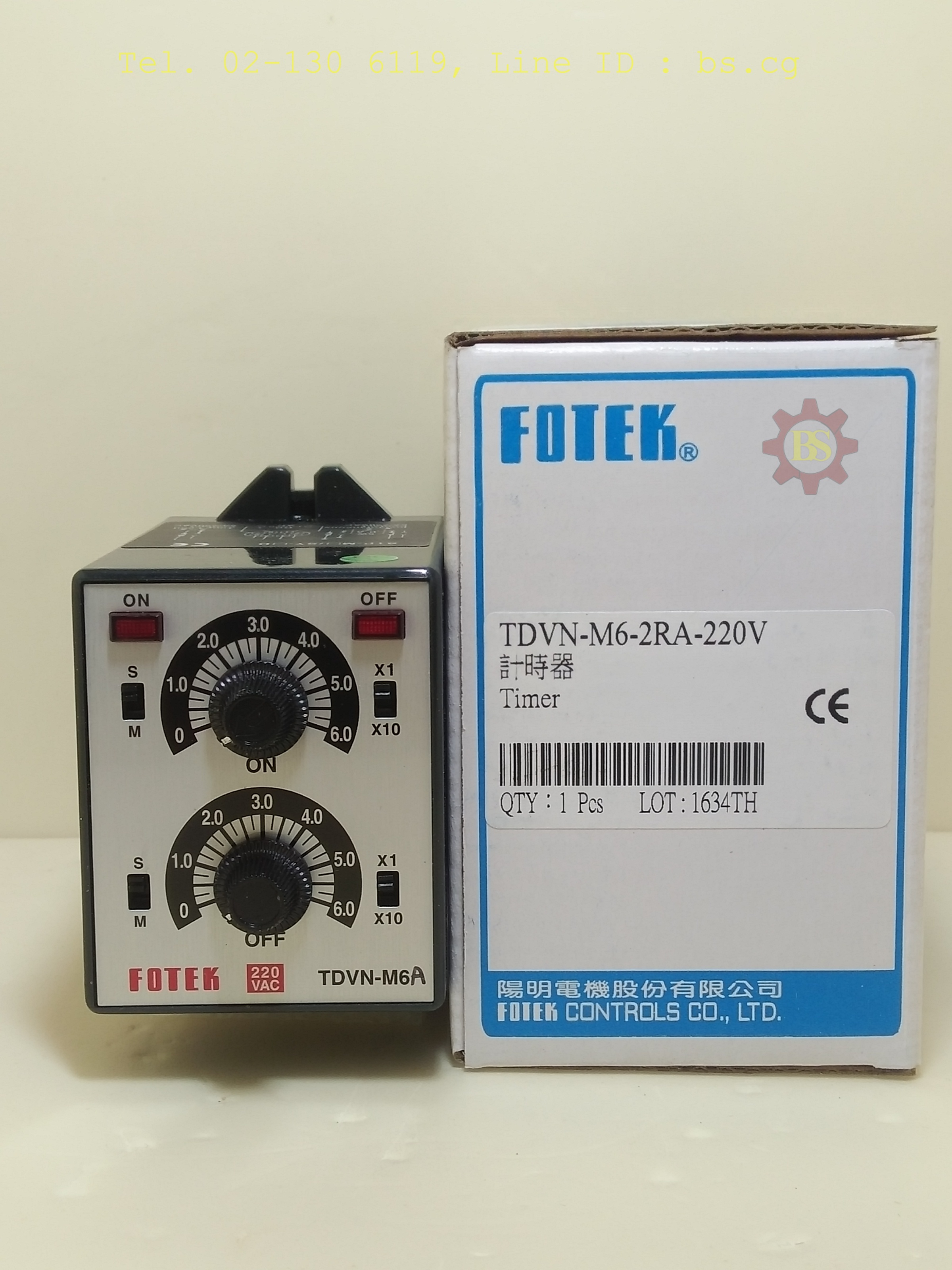 FOTEK: Timer TDVN-M6-2RA-220V