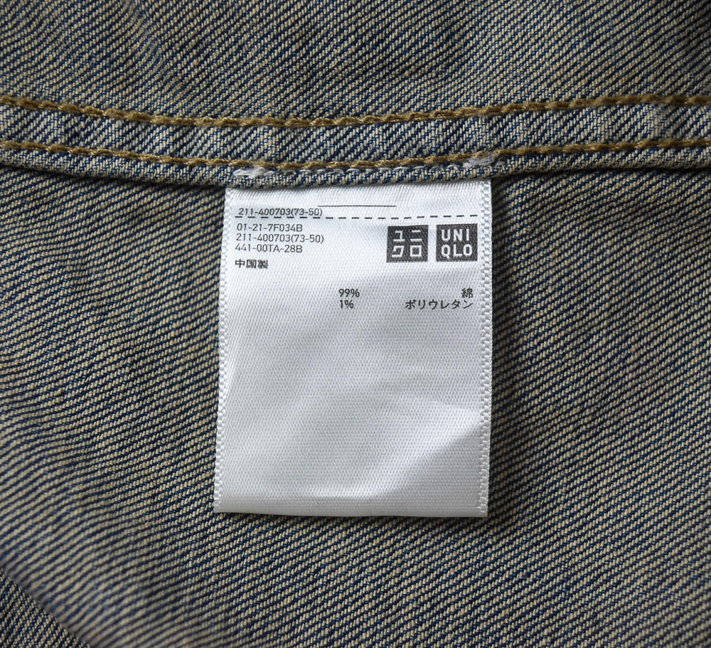 UNIQLO®แท้ อก 33 เสื้อแจ็คเก็ตยีนส์ผู้หญิง ยูนิโคล่ สียีนส์ เสื้อแขนยาว เนื้อผ้าดี