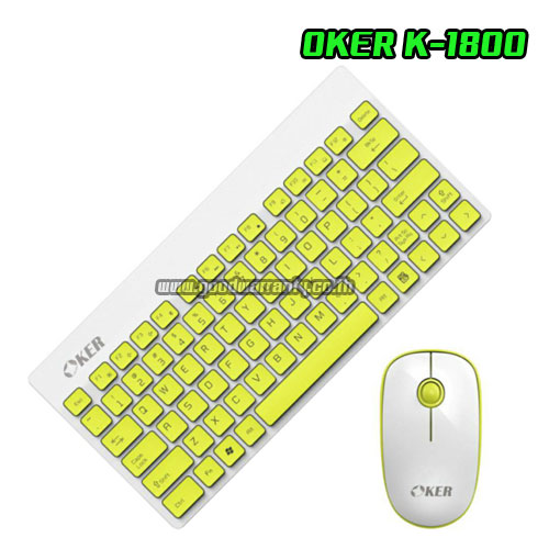 OKER K1800 OKER MIN KEYBOARD+MOUSE ไร้สาย SKU-01748
