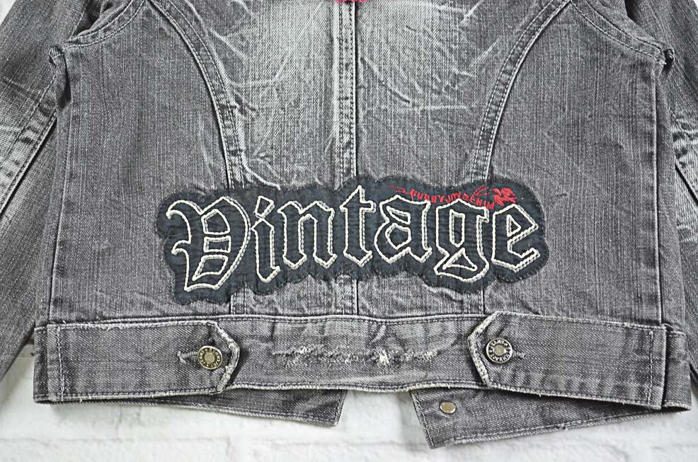 เสื้อเด็ก BUNNY JOY JEANS อกจริง28' (120) เสื้อแจ็คเก็ตยีนส์เด็กชาย มีเป๋าหน้า มีปักข้างหลังน่ารัก