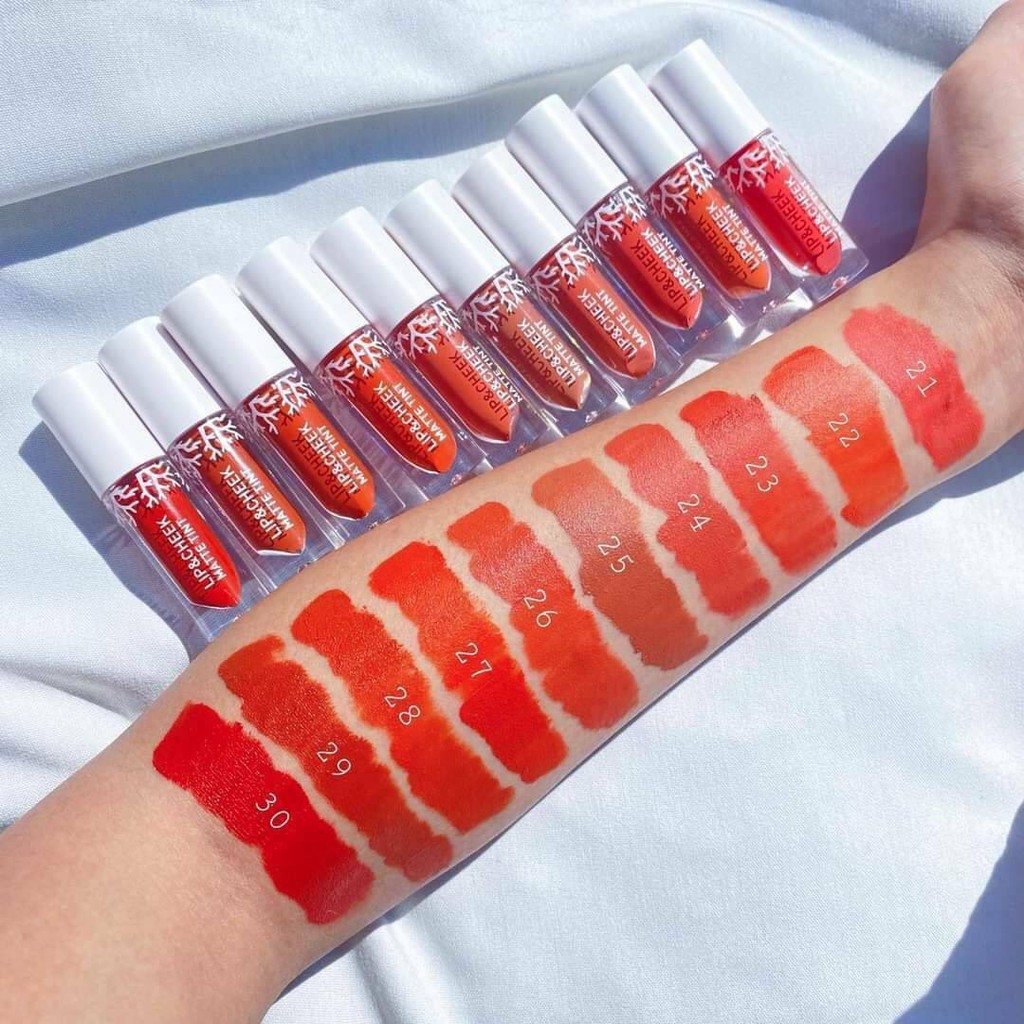 เบบี้ไบร์ท สีใหม่ ลิปแอนด์ชีค แมทท์ทินท์ Baby Bright Lip&Cheek Matte Tint 2.4g ลิปชีค