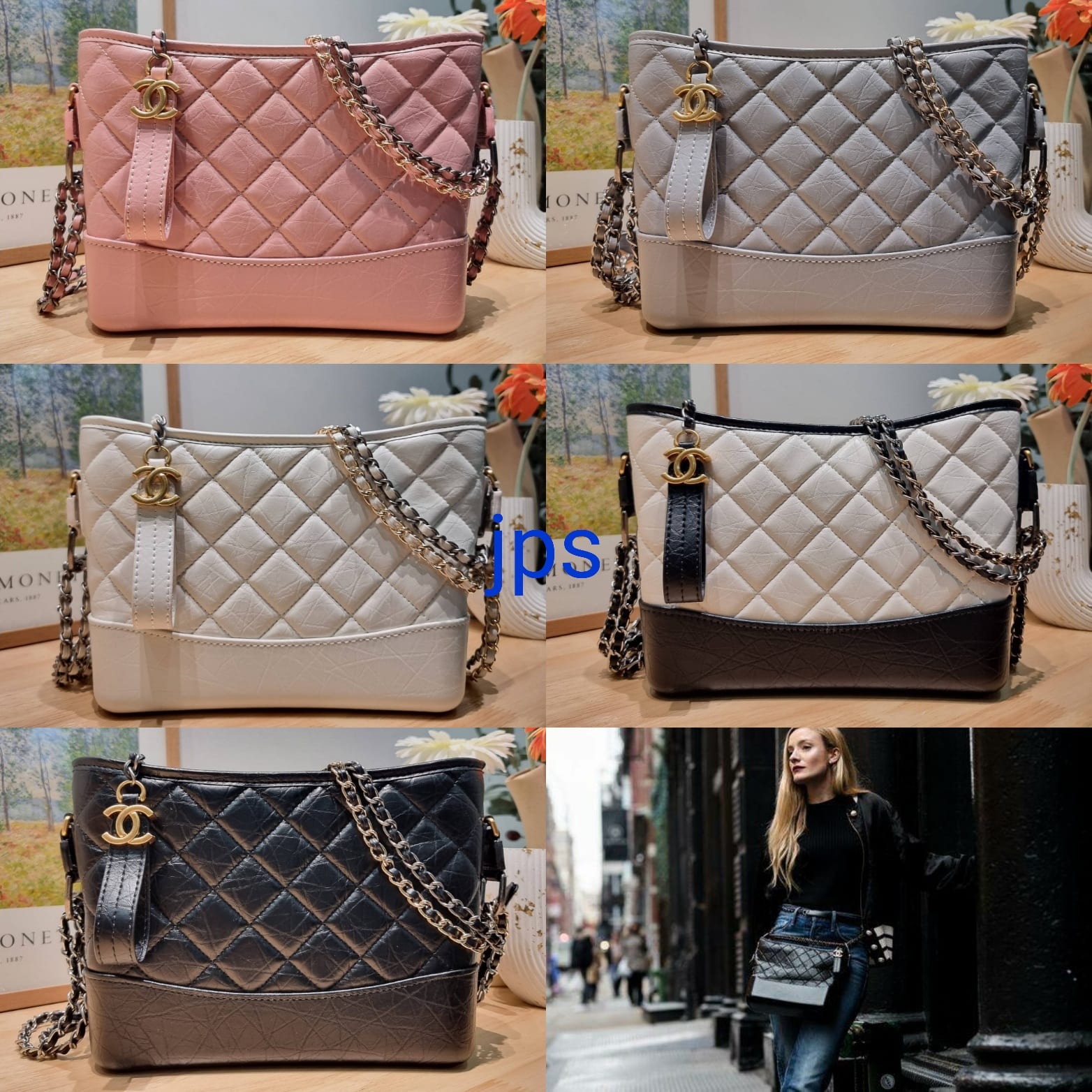 กระเป๋าสะพายไฮโซแบรนด์เนมชาแนลพรีเมี่ยมกิ๊ฟหนังแท้ขนาด 9.5 นิ้วใส่ของได้เยอะ Chanel medium gabrielle bag