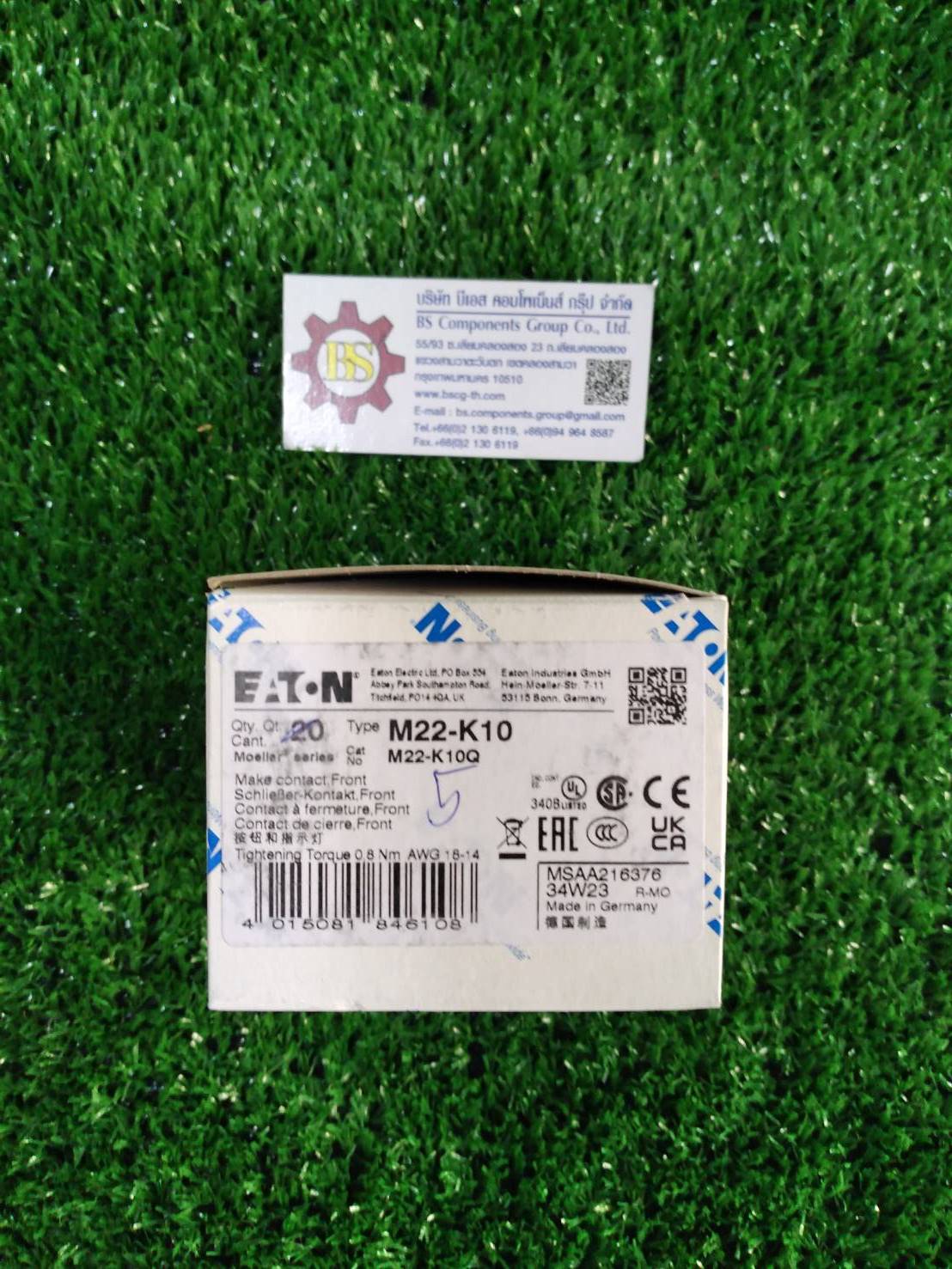 EATON : EATON : M22-K10 Contact box 1NO