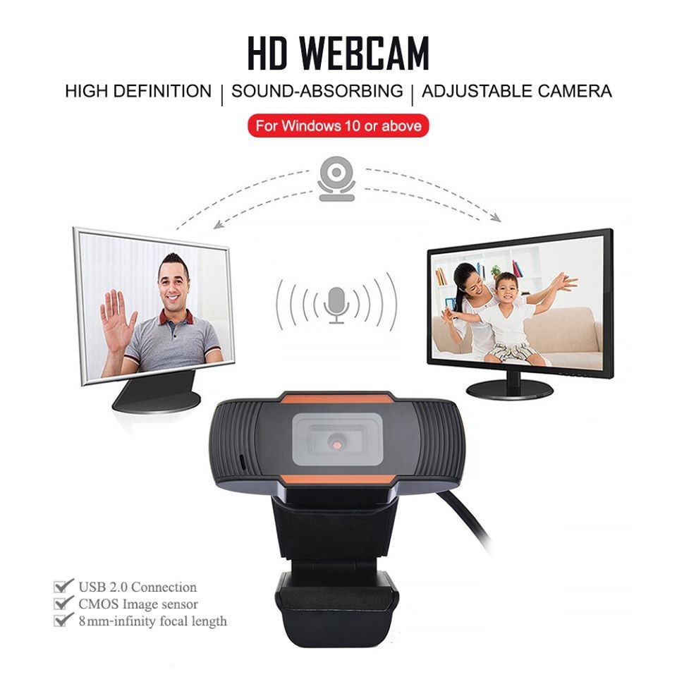 OE-019 OKER Webcam กล้องเว็บแคม 480p ความชัด 12 ล้านพิกเซล CM-OK-HD-OE019