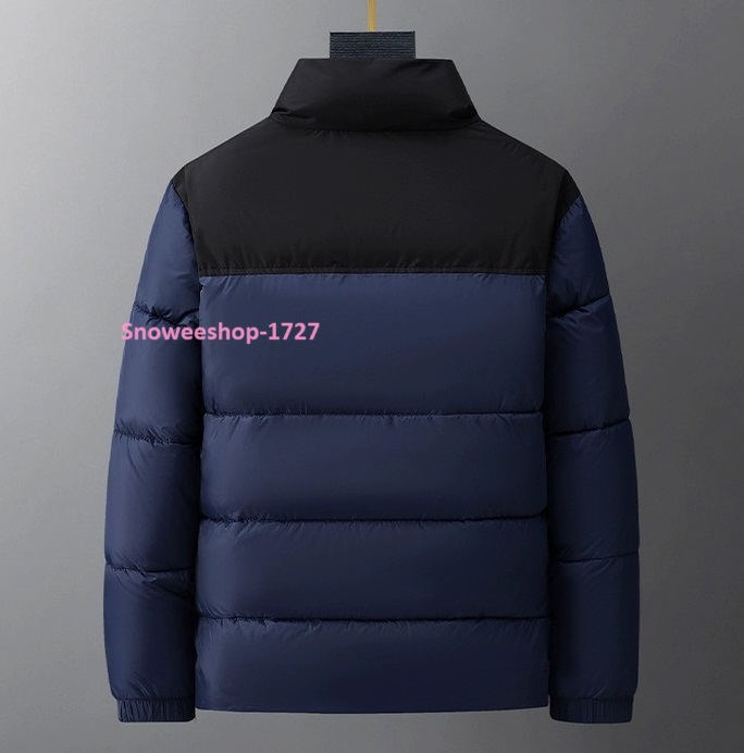 เสื้อกันหนาวใส่ติดลบสำหรับคนอ้วนผู้ชายและผู้หญิง แต่งปกคอสูง เสื้อกันหนาวบิ๊กไซผ้าฝ้ายผสมเส้นใยโพลีเอสเตอร์พร้อมเคลือบสารสะท้อนหยดหยดบุในขนนวมหนา มี 3 สี หลายไซรอบอกถึง 67 นิ้ว