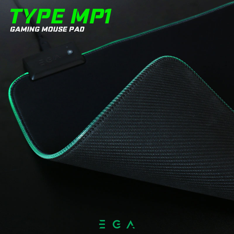 EGA แผ่นรองเม้าส์ยาว รุ่น TYPE MP1 มีไฟ RGB SKU-01624