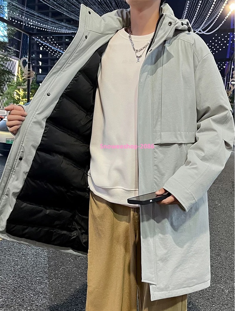 เสื้อโค้ทยาวบุหนา อุ่นได้ถึงติดลบ ไซส์ใหญ่พิเศษ L-8XL และ 3 สีสุดเท่ ใส่เที่ยวต่างประเทศหรือขึ้นเหนือก็เท่ได้ทุกองศา กันน้ำ กันลม กันหิมะครบจบในตัวเดียว ทรงยาวเหนือเข่า ดูแพง ใส่แล้วหุ่นดูสูงเพรียว มีฮู้ดปรับได้ ใส่สบายไม่อึดอัด