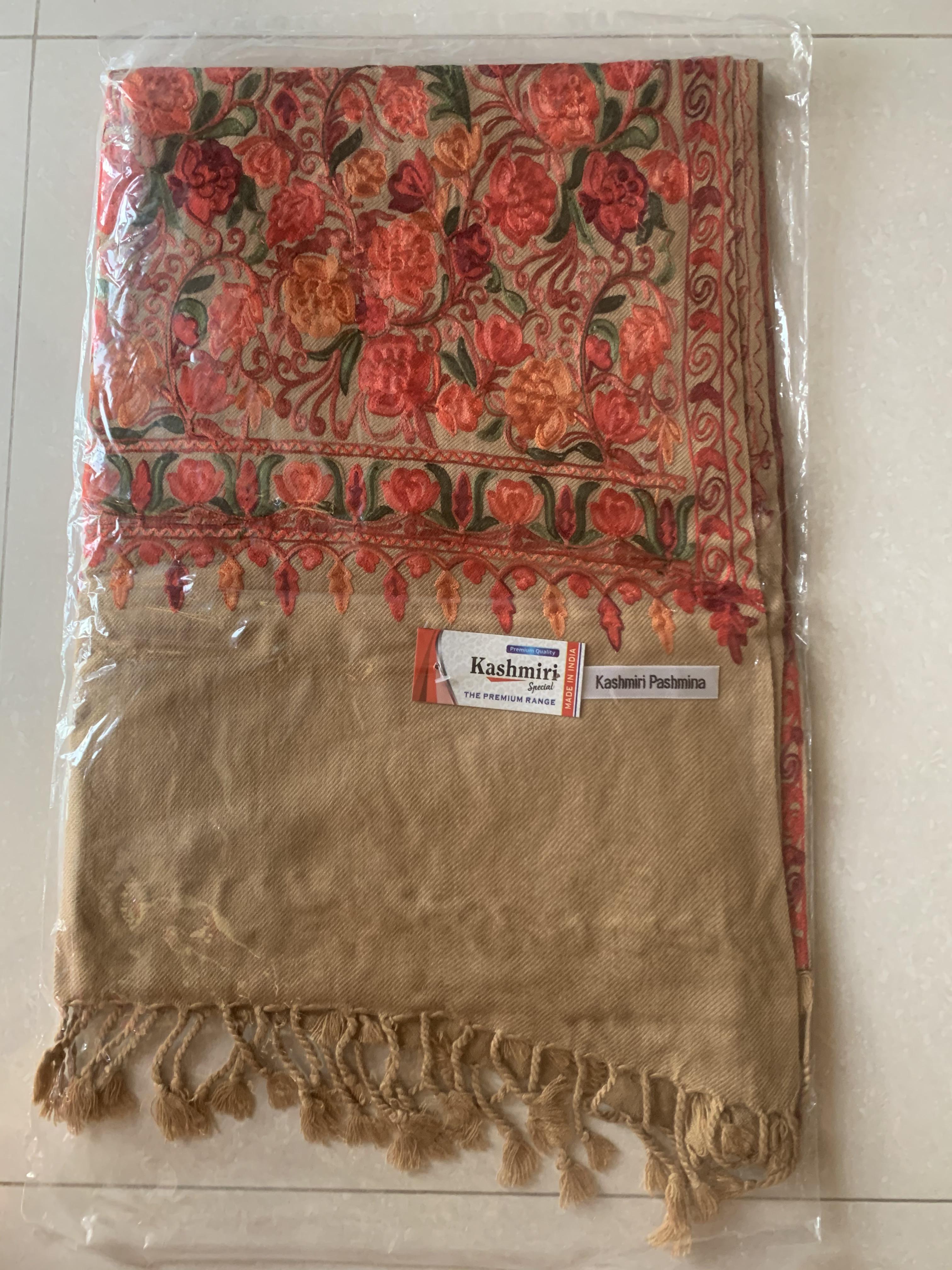 ผ้าแคชเมียร์ Kashmir ปักด้วยมือ