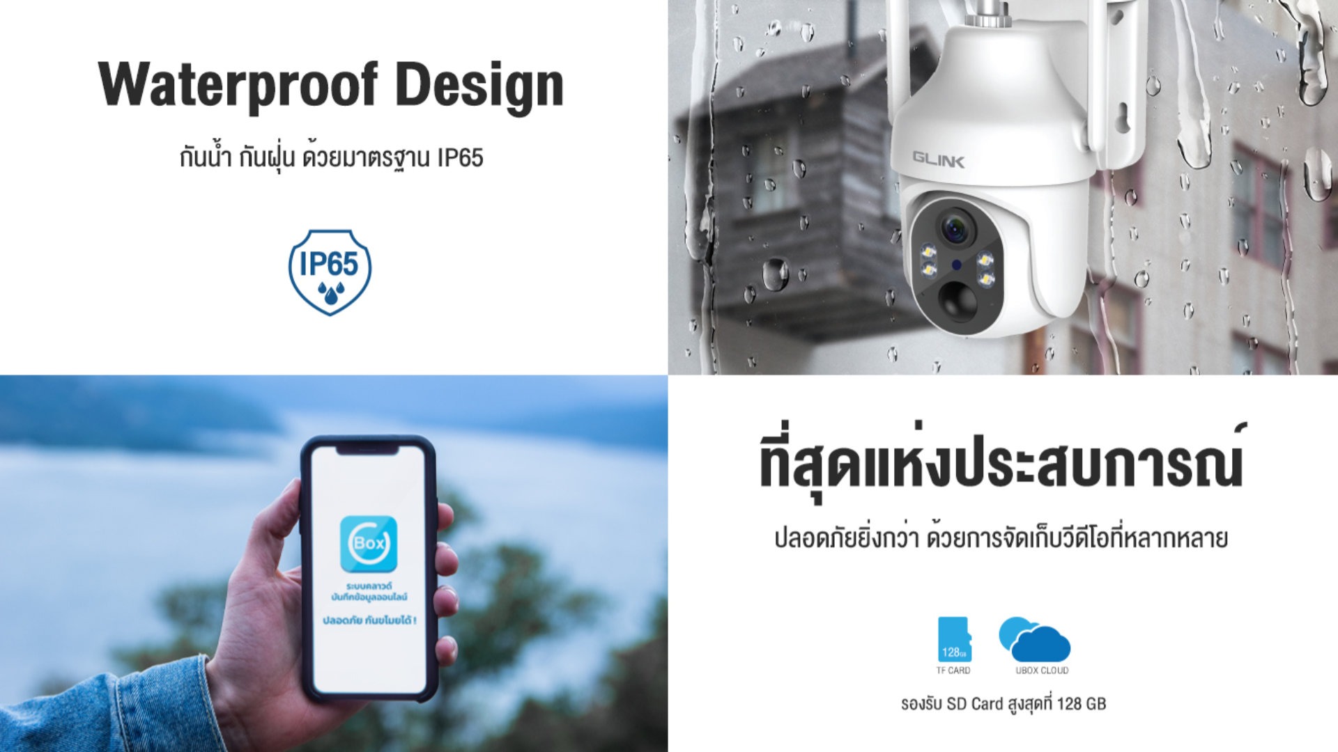 ZQS099 GLINK PTZCAMERA SOLAR ENERGE ติดตั้งง่ายใช้ง่านได้ไม่ต้องพึ่งไฟบ้าน SKU-02875