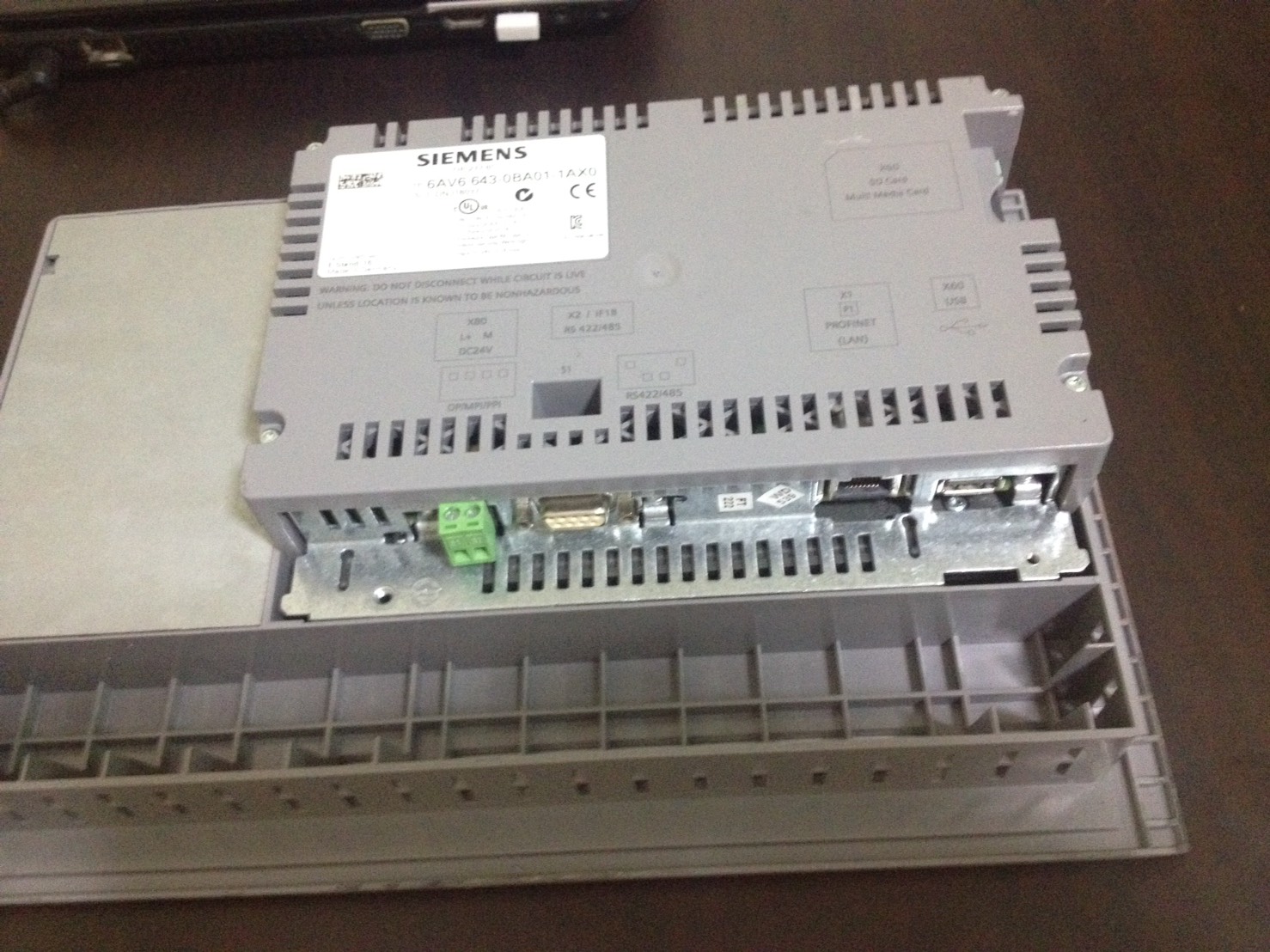 SIEMENS SIMATIC OP 277 6" 6AV6 643-0BA01-1AX0