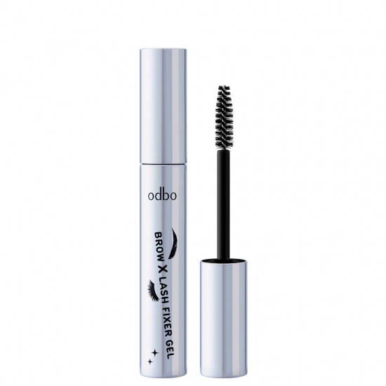 โอดีบีโอ เจลปัดคิ้วฟู มาสคาร่าเจล เนื่อสีดำ ล๊อคขนตา กันน้ำ ติดทนแห้งไว 5g OD934 odbo Brow X Lash Fixer Gel ❤