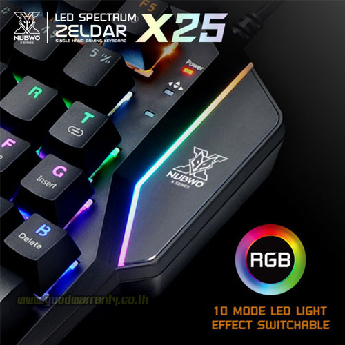 NUBWO X25 NUWBO ZELDAR KEYBOARD GAMING RGB LIGHTING X25 KB-KM-NW-X25BK