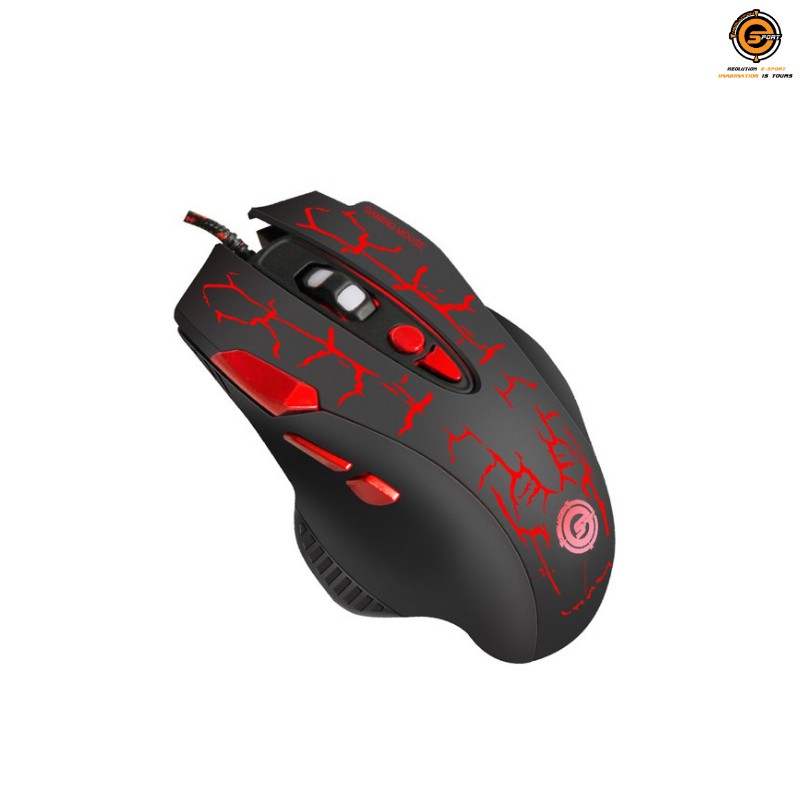 Neolution E-Sport Gaming Mouse เมาส์เกมมิ่ง NEOLUTION E-SPORT RGB 500-7200 DPI 6ปุ่ม AURURA V2 SKU-02195
