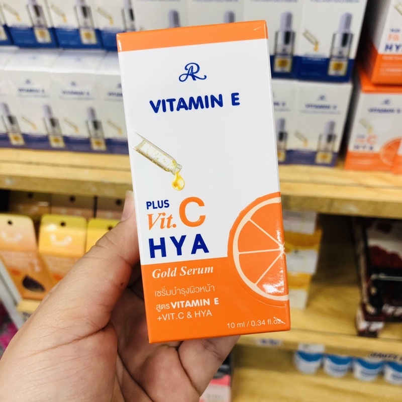 AR VITAMIN E + VIT.C HYA GOLD SERUM 10 ml เซรั่มบำรุงผิวหน้า