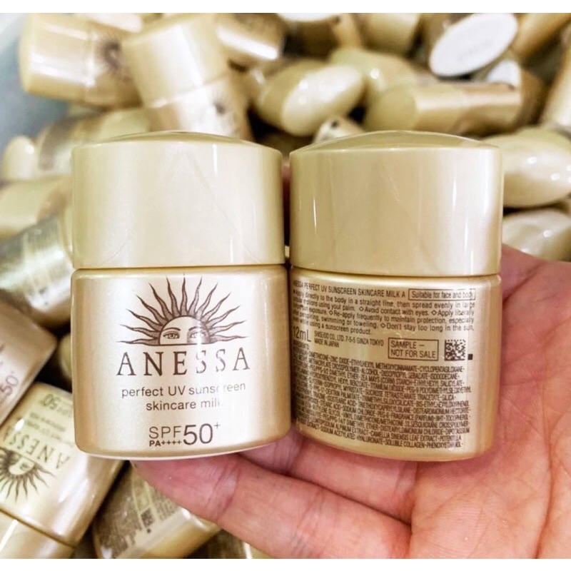 Anessa Perfect UV Sunscreen SPF 50 PA+++ 12 ml กันแดดน้ำนม ขวดจิ๋ว