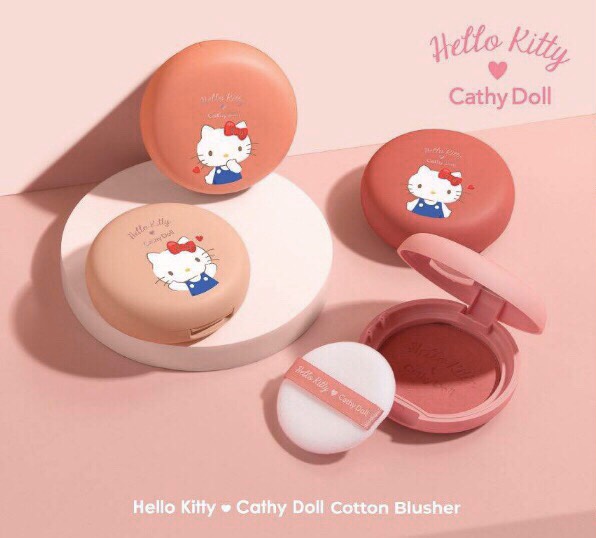 Hello Kitty Cathy Doll Cotton Matte Blusher 6.5g
