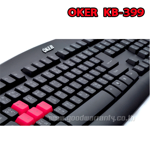 KB399 OKER KEYBOARD USB กันน้ำ KB-UB-OK-KB399