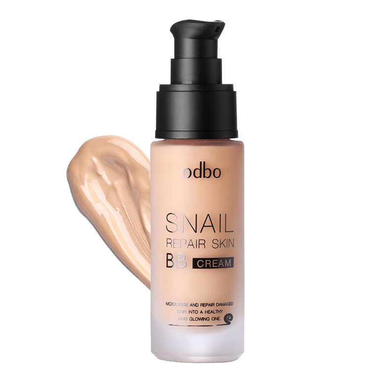 ❤ odbo Snail Repair Sking BB Cream OD411 บีบีหอยทาก โอดีบีโอ บีบีครีม บีบีทาตัว เพื่อการฟื้นฟูผิว ปกปิด บำรุงอย่างล้ำลึก