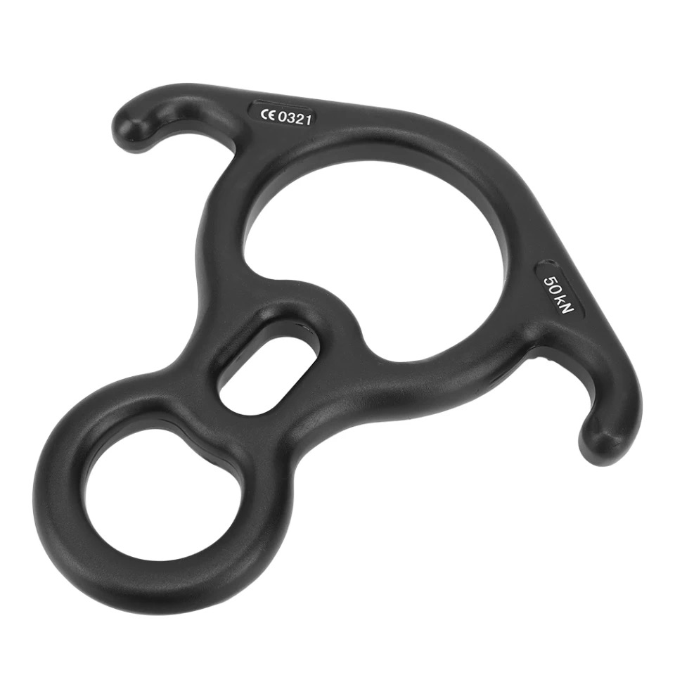 ห่วงโรยตัว ห่วงร้อยเชือกปีนเขา 8-Shaped Ring Carabiner