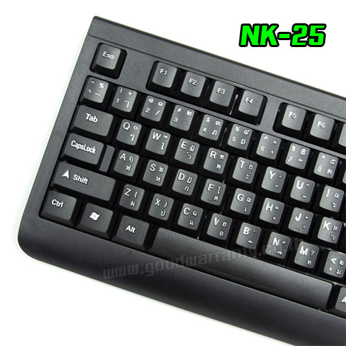 NUBWO NK25 NUBWO AZALIA KEYBOARD USB KB-UB-NW-025BK